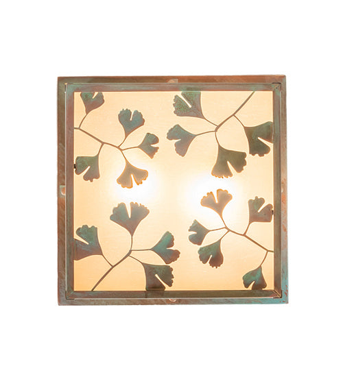 Meyda Tiffany 220113 Two Light Flushmount, Verdigris