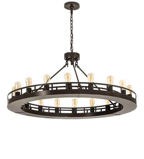 Meyda Tiffany 220284 18 Light Pendant, Timeless Bronze