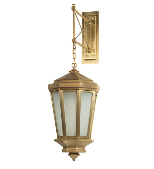 Meyda Tiffany 220848 One Light Wall Sconce, Natural Brass