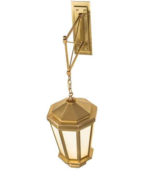 Meyda Tiffany 220848 One Light Wall Sconce, Natural Brass