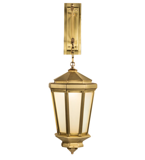 Meyda Tiffany 220848 One Light Wall Sconce, Natural Brass