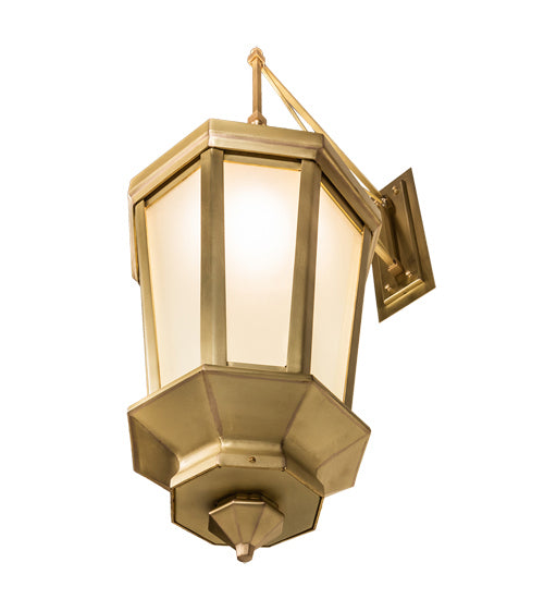 Meyda Tiffany 220848 One Light Wall Sconce, Natural Brass