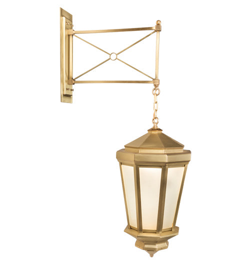 Meyda Tiffany 220848 One Light Wall Sconce, Natural Brass