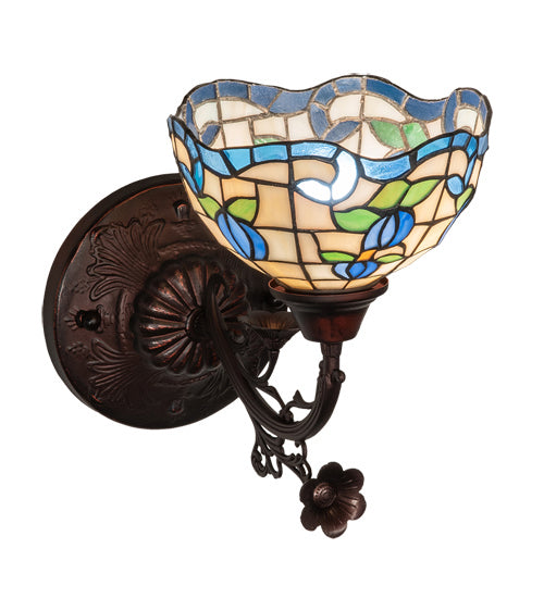 Meyda Tiffany 225837 One Light Wall Sconce, Mahogany Bronze
