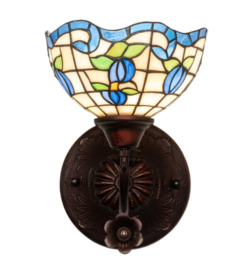 Meyda Tiffany 225837 One Light Wall Sconce, Mahogany Bronze