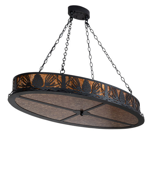 Meyda Tiffany 225845 Eight Light Pendant, Textured Black