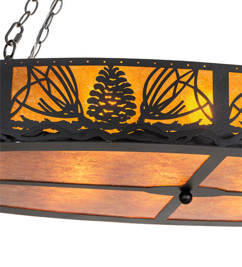 Meyda Tiffany 225845 Eight Light Pendant, Textured Black
