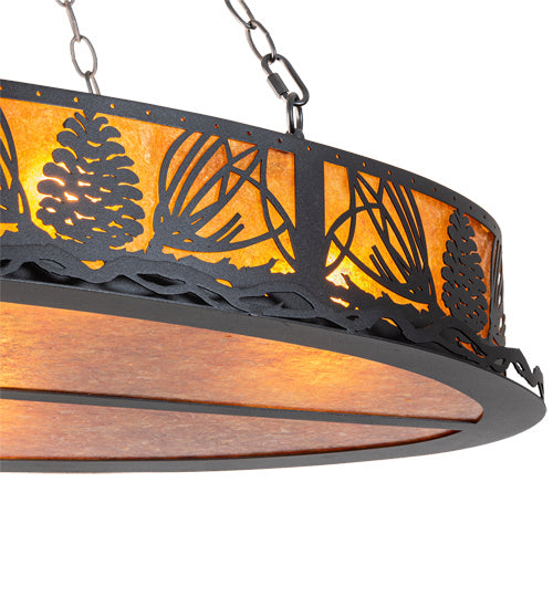 Meyda Tiffany 225845 Eight Light Pendant, Textured Black