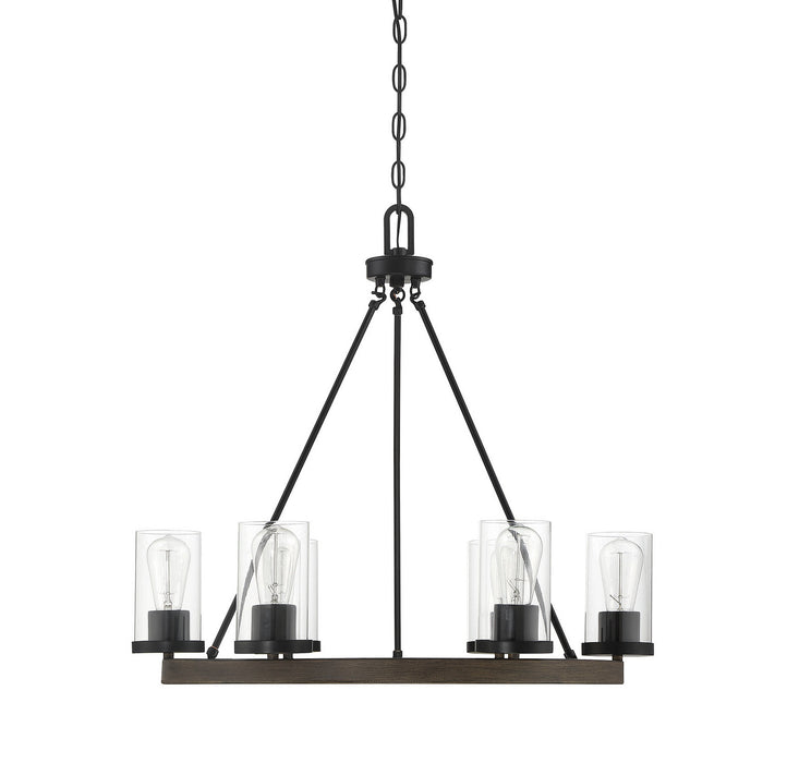 Meridian M10070DG Five Light Chandelier, Remington
