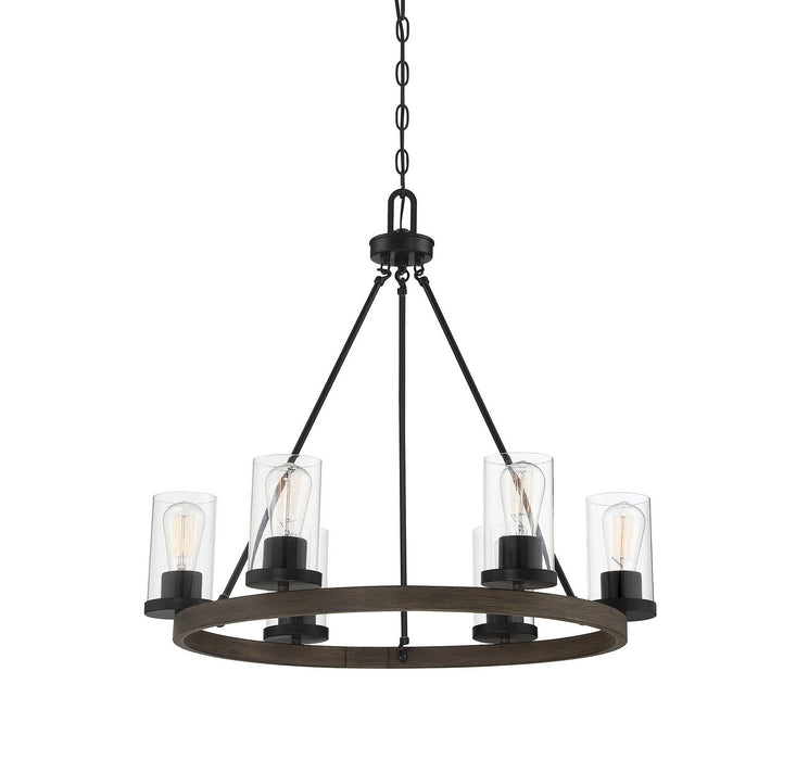Meridian M10070DG Five Light Chandelier, Remington