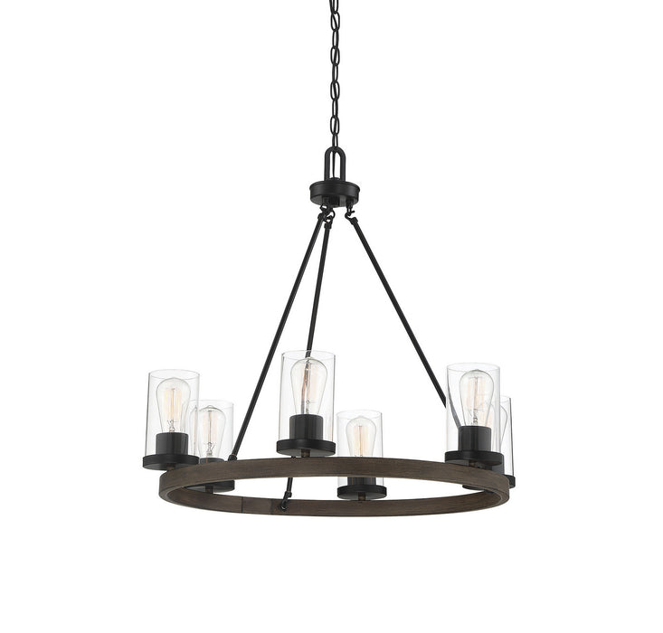 Meridian M10070DG Five Light Chandelier, Remington