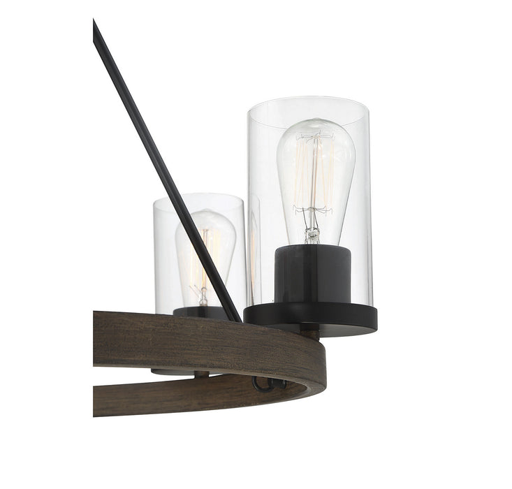 Meridian M10070DG Five Light Chandelier, Remington