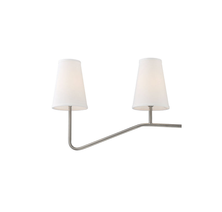 Meridian M10078BN Four Light Chandelier, Brushed Nickel