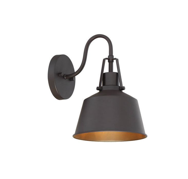 Meridian M50049ORB One Light Outdoor Wall Sconce, Oil Rubbed Bronze