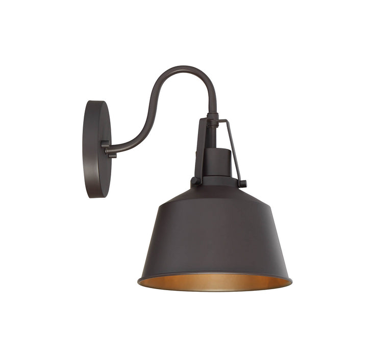 Meridian M50049ORB One Light Outdoor Wall Sconce, Oil Rubbed Bronze