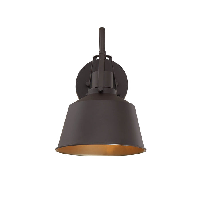 Meridian M50049ORB One Light Outdoor Wall Sconce, Oil Rubbed Bronze