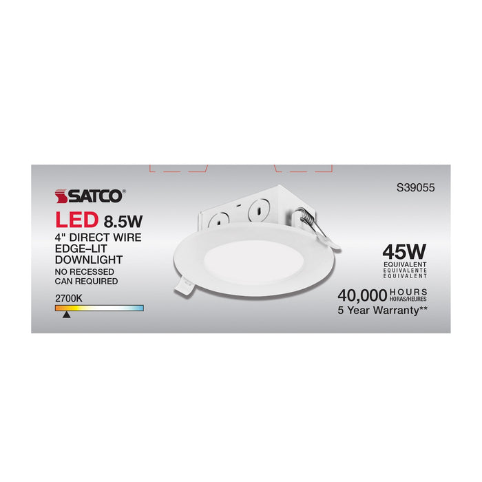 Satco S39055 LED Downlight, White