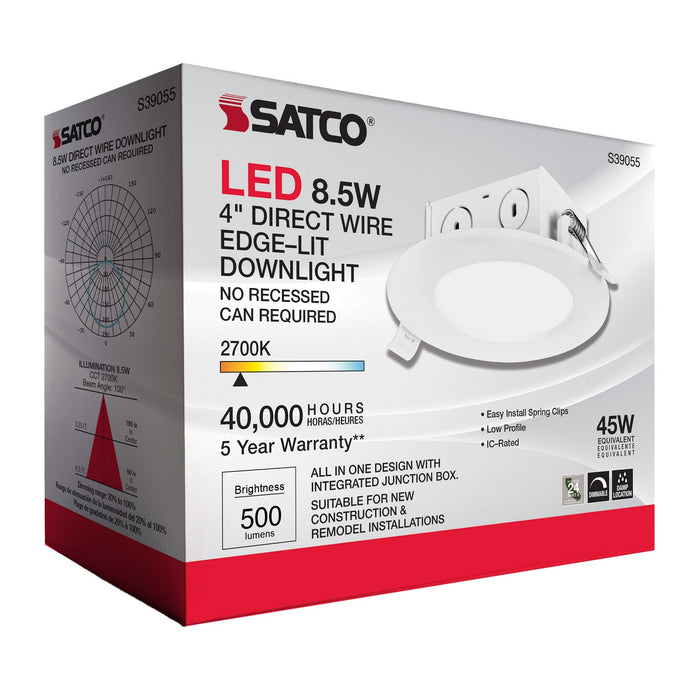 Satco S39055 LED Downlight, White