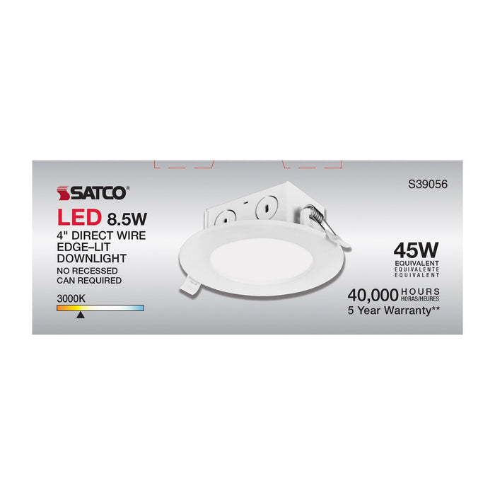 Satco S39056 LED Downlight, White