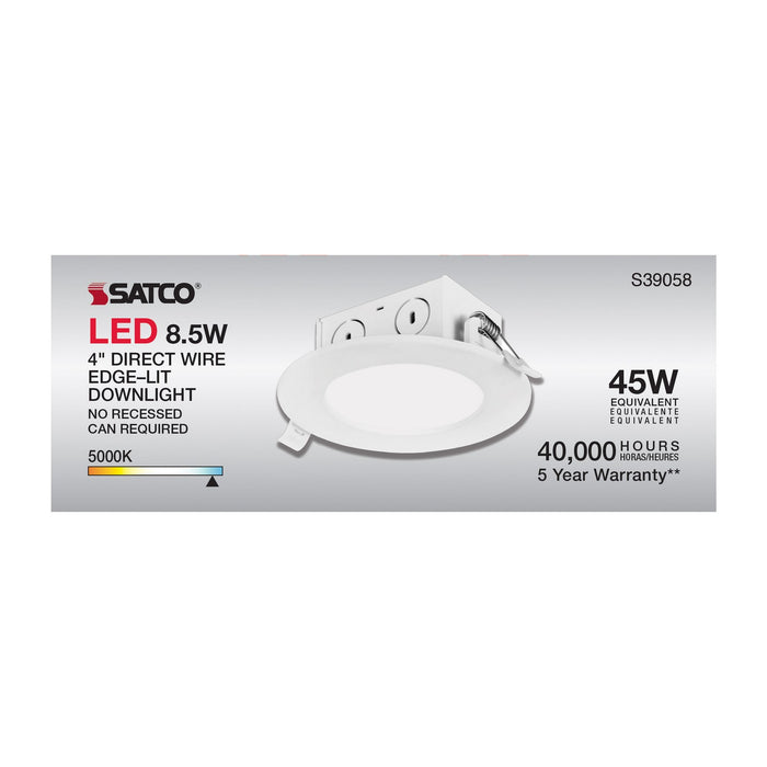 Satco S39058 LED Downlight, White