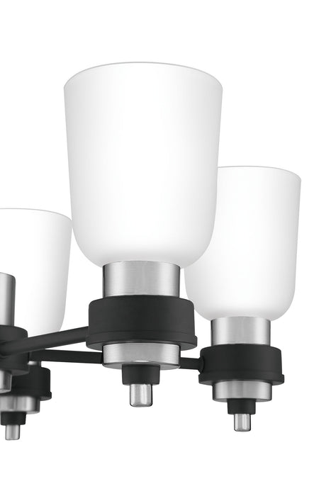 Quoizel CRD5023BN Five Light Chandelier, Brushed Nickel