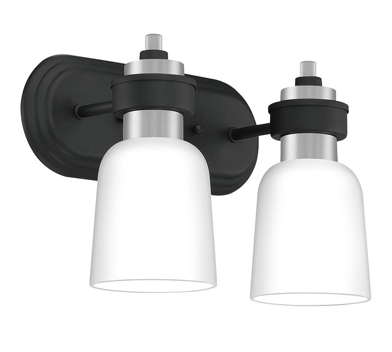 Quoizel CRD8613BN Two Light Bath, Brushed Nickel