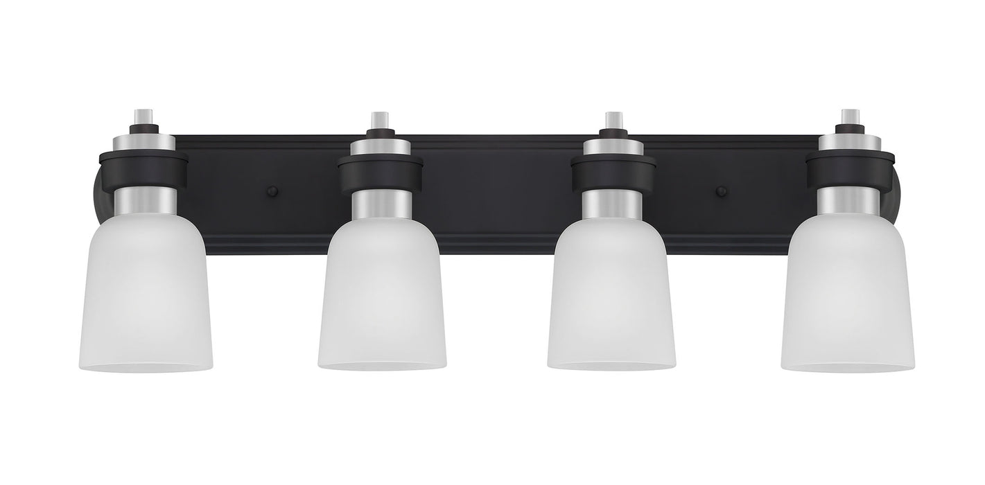 Quoizel CRD8630BN Four Light Bath, Brushed Nickel