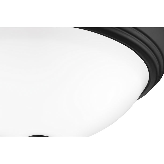 Quoizel ERW1613MBK Two Light Flush Mount, Matte Black
