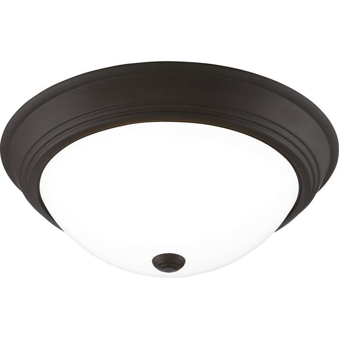 Quoizel ERW1615OZ Three Light Flush Mount, Old Bronze