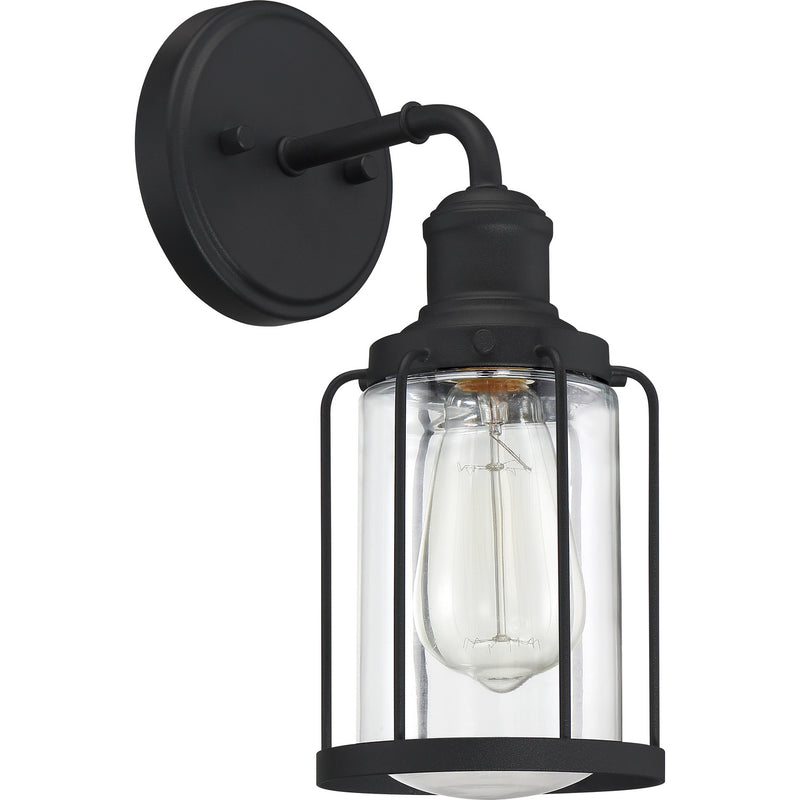 Quoizel LUD8605EK One Light Bath, Earth Black