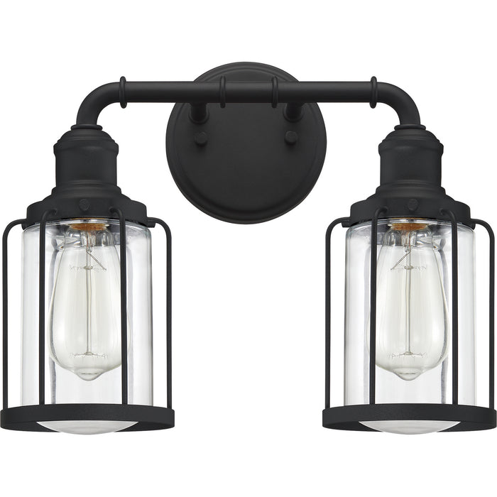 Quoizel LUD8615EK Two Light Bath, Earth Black