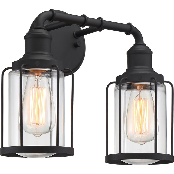 Quoizel LUD8615EK Two Light Bath, Earth Black