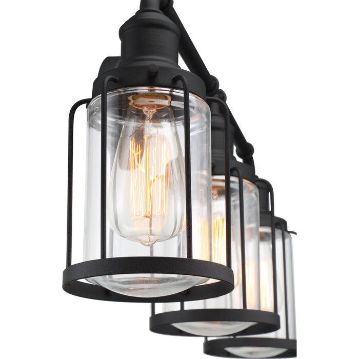 Quoizel LUD8624EK Three Light Bath, Earth Black