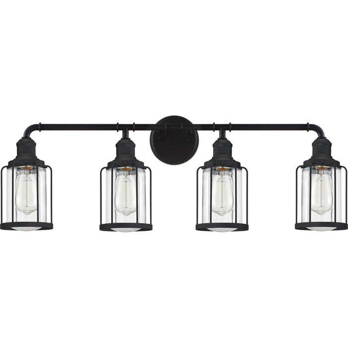Quoizel LUD8634EK Four Light Bath, Earth Black