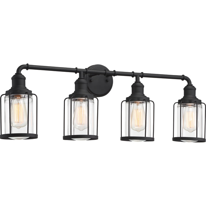Quoizel LUD8634EK Four Light Bath, Earth Black