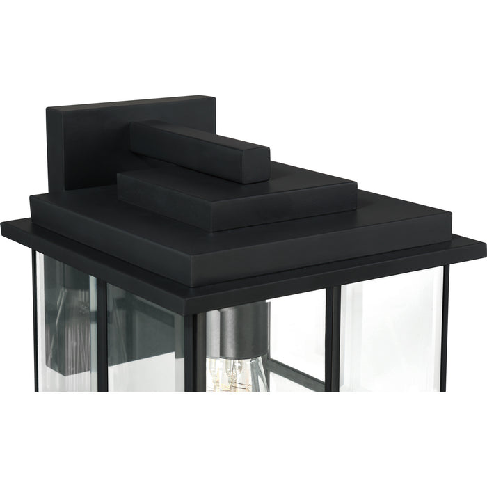 Quoizel MGN8408MBK One Light Outdoor Wall Lantern, Matte Black