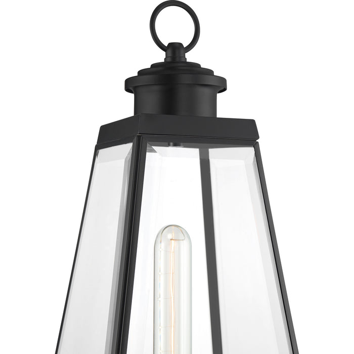 Quoizel PAX9007MBK One Light Outdoor Post Mount, Matte Black