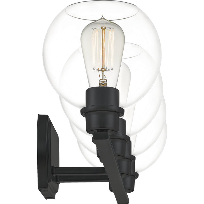 Quoizel PRUC8636MBK Four Light Bath, Matte Black