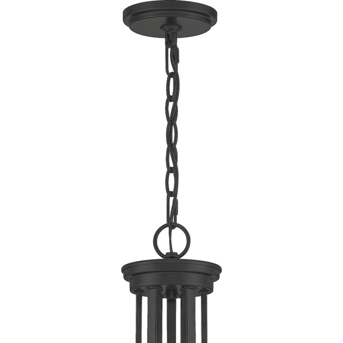 Quoizel PRUS5034MBK Nine Light Chandelier, Matte Black
