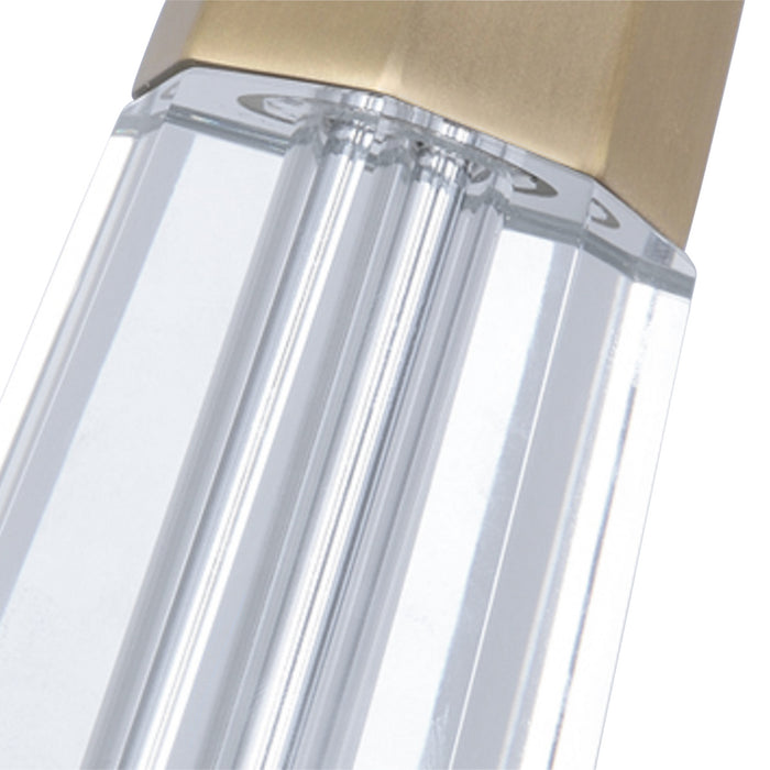 Lucas + McKearn TLG3086 One Light Buffet Lamp, Brushed Brass