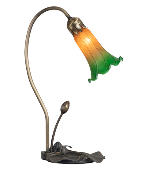 Meyda Tiffany 13677 One Light Accent Lamp, Mahogany Bronze