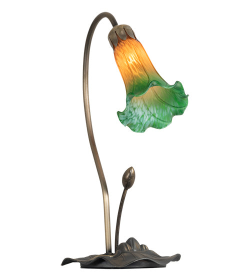 Meyda Tiffany 13677 One Light Accent Lamp, Mahogany Bronze