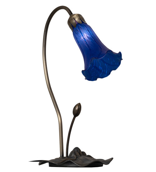 Meyda Tiffany 13739 One Light Accent Lamp, Mahogany Bronze