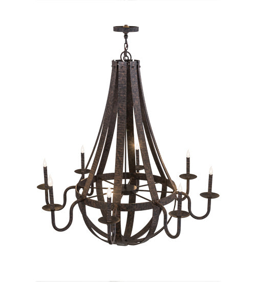 Meyda Tiffany 172321 Eight Light Chandelier, Coffee Bean