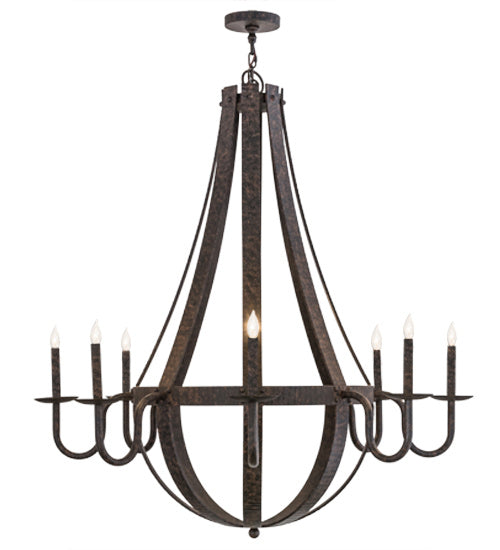 Meyda Tiffany 172321 Eight Light Chandelier, Coffee Bean