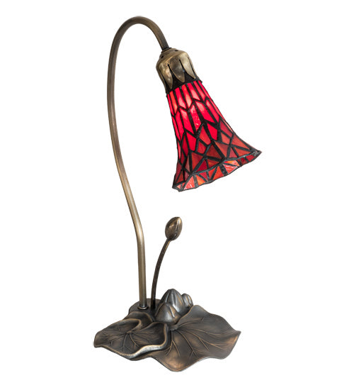 Meyda Tiffany 188683 One Light Accent Lamp, Mahogany Bronze
