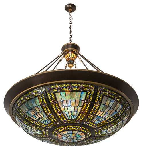 Meyda Tiffany 190679 Ten Light Pendant, Copper Vein & Nu Gold