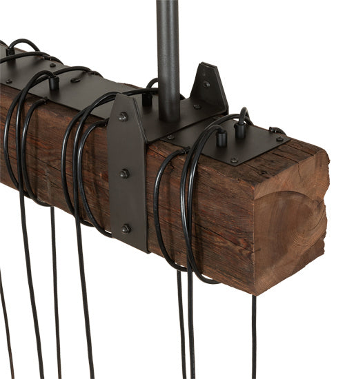 Meyda Tiffany 198209 15 Light Pendant, Wrought Iron