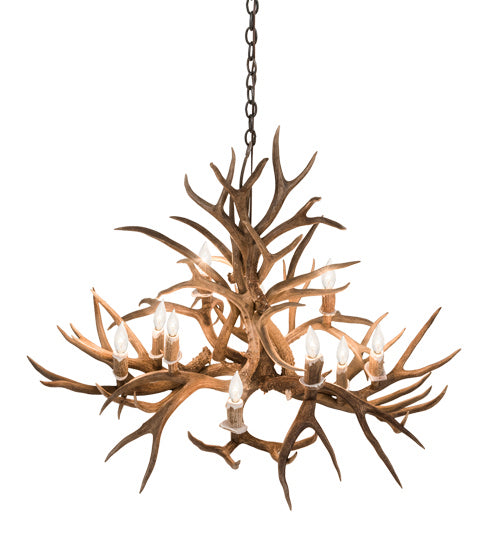 Meyda Tiffany 200458 Ten Light Chandelier, Antique Copper