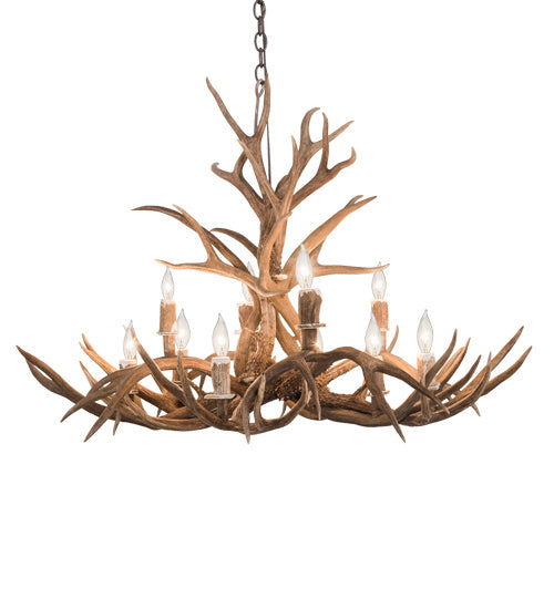 Meyda Tiffany 200458 Ten Light Chandelier, Antique Copper